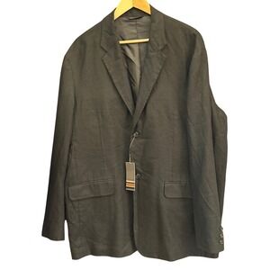 Modern Axis Linen Blazer Sport Coat Quiet Luxury Minimalist Preppy Linen Core